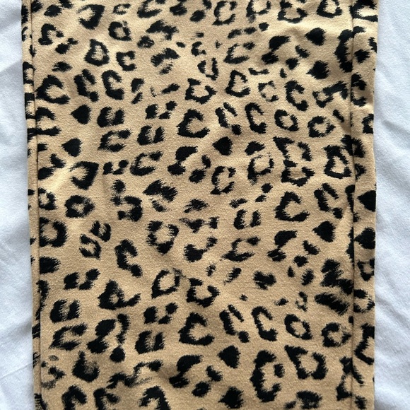 Chico's Tan and Black Animal Print Leggings - Picture 9 of 9